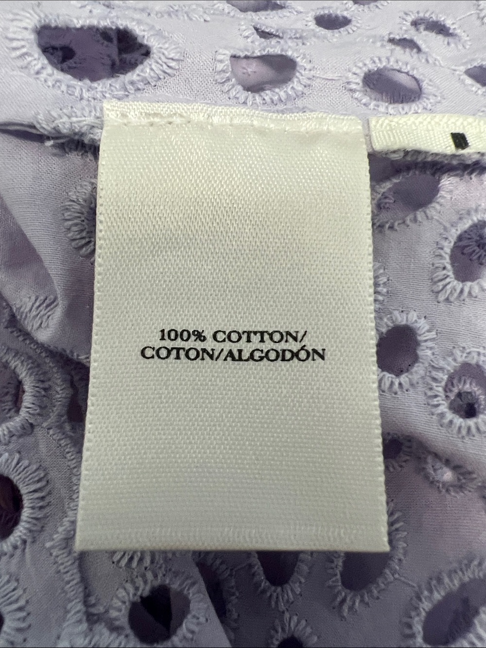 ANN TAYLOR-Sleeveless Eyelet Camisole in Light Lavender - Women - Picture 3 of 6